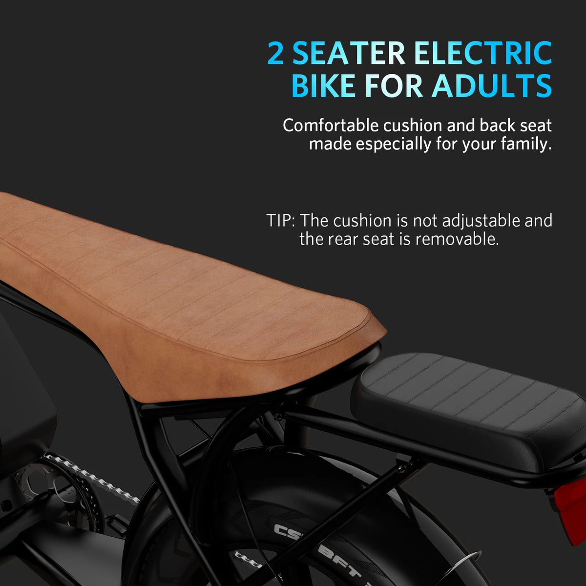 Hipatoo 26" Electric Bike 500W 20MPH E - Bike, 36V 10.4ah Battery, Ebike for Adults, E Bike UL2849 - Product image 14