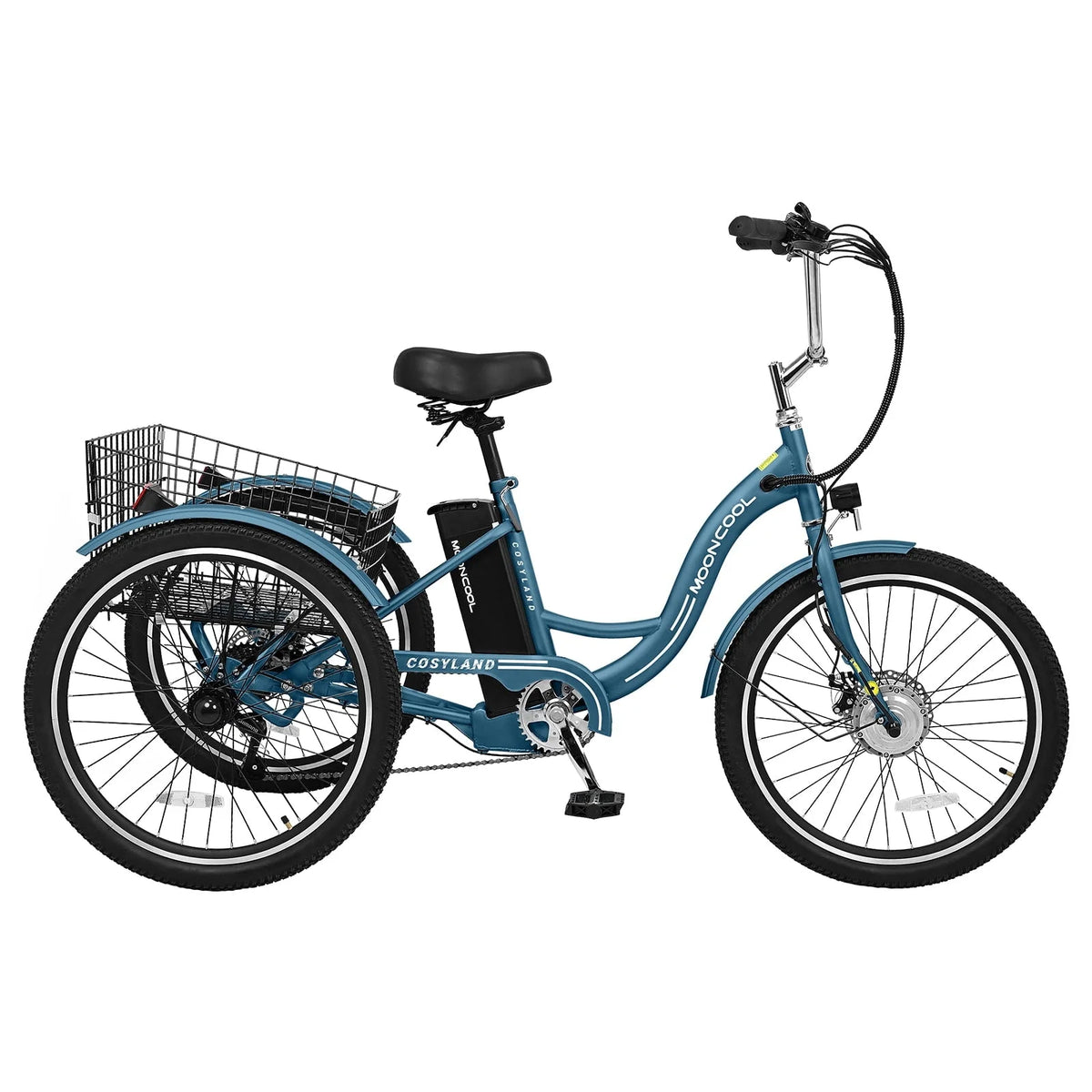 Lilypelle Electric Tricycle, 3 Wheel Motorized Bicycle, with 350W Motor 36V 10.4AH Lithium Battery UL - Product image 15