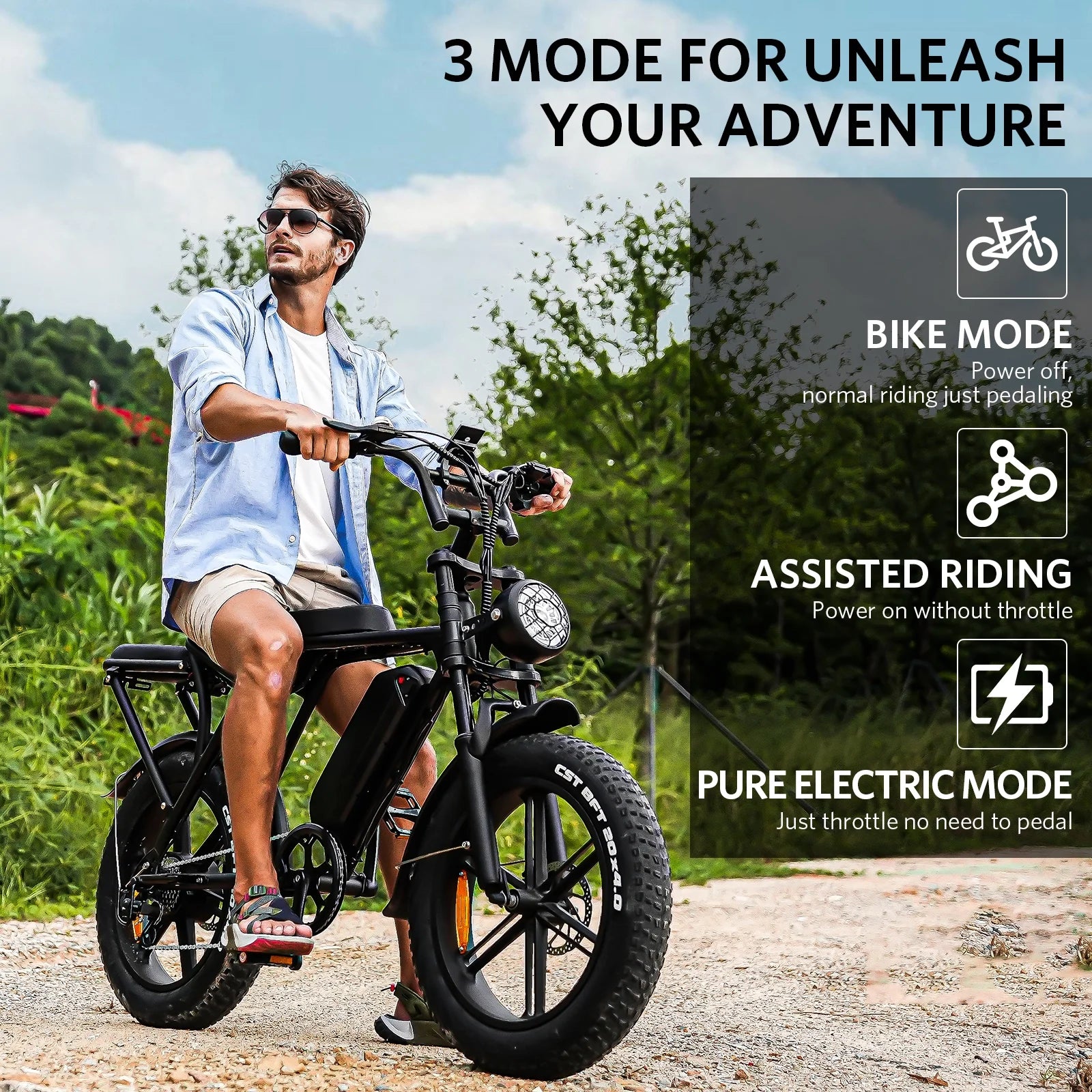 Hipatoo 26" Electric Bike 500W 20MPH E - Bike, 36V 10.4ah Battery, Ebike for Adults, E Bike UL2849 - Product image 20