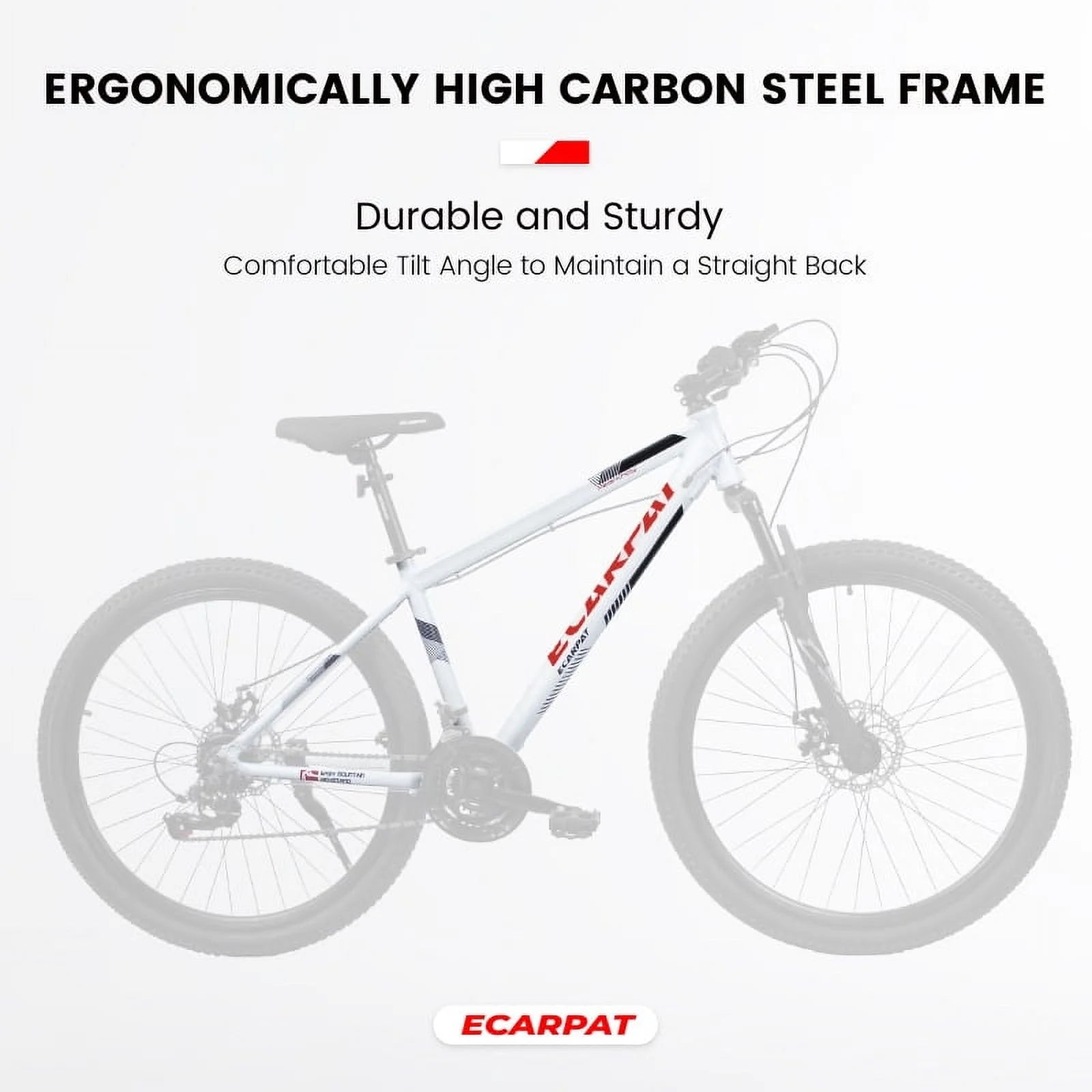 27 in Mountain Bike 21 Speed, Suspension Fork, Aluminum Frame Disc Brake - Product image 5