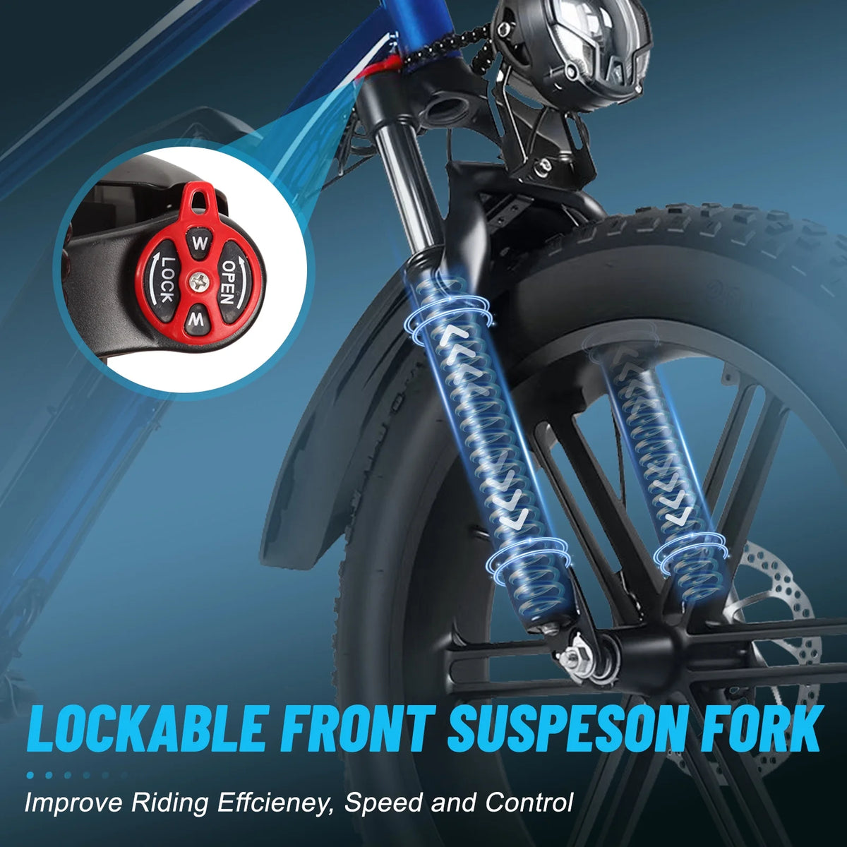 Hipatoo 26" Electric Bike 500W 20MPH E - Bike, 36V 10.4ah Battery, Ebike for Adults, E Bike UL2849 - Product image 38