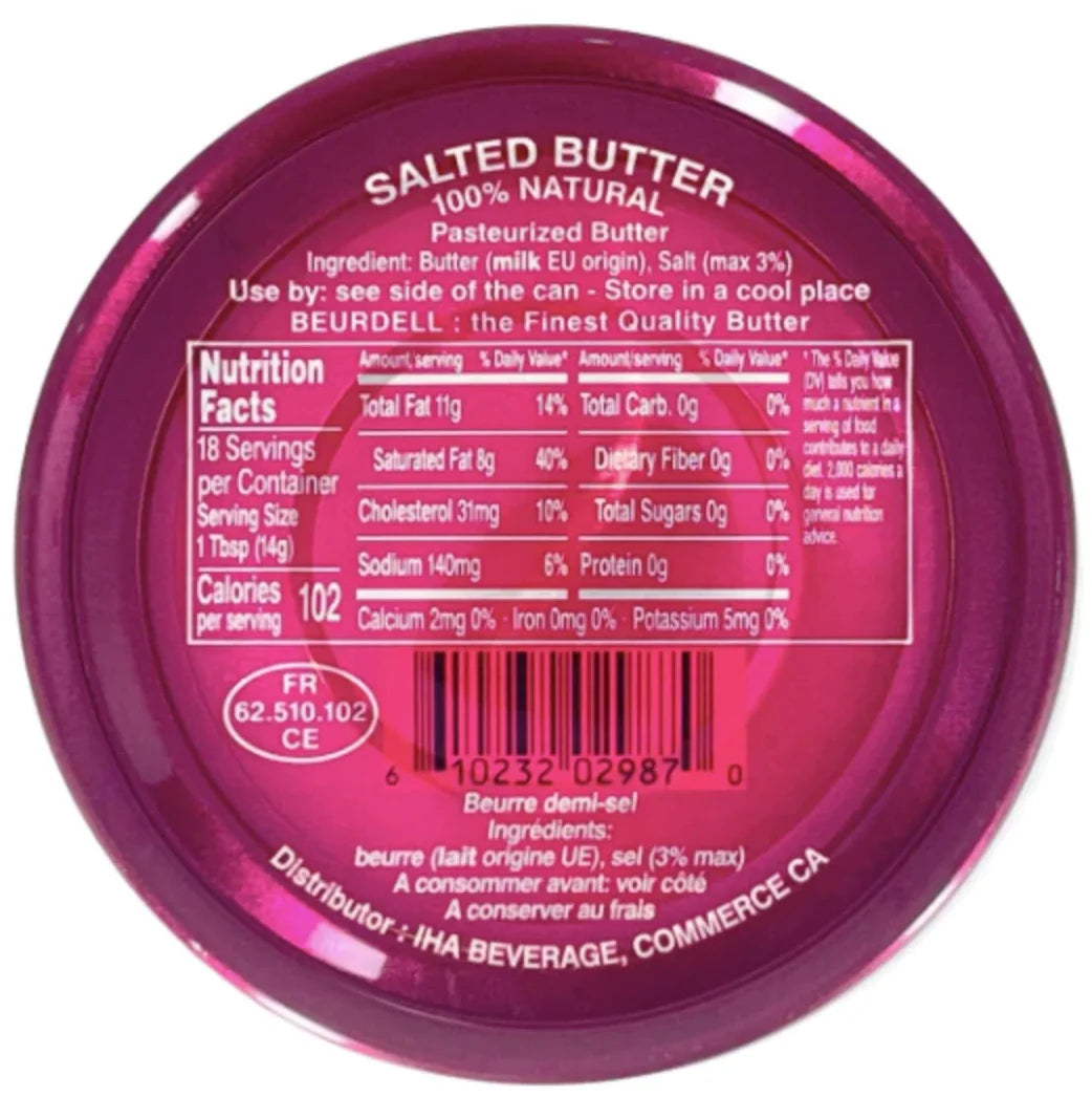 Beurdell Canned French Butter - 100% Natural Salted Pasteurized Real Butter - Product image 10