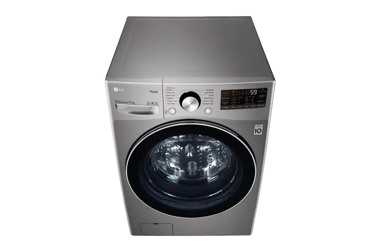 Washing machine F0L9DYP2S -15Kg - Stainless steel -