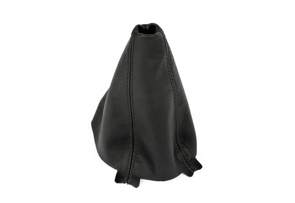 BFI Audi A4 B6/B7 Manual Shift Boot - Black Alcantara - Green Stitch