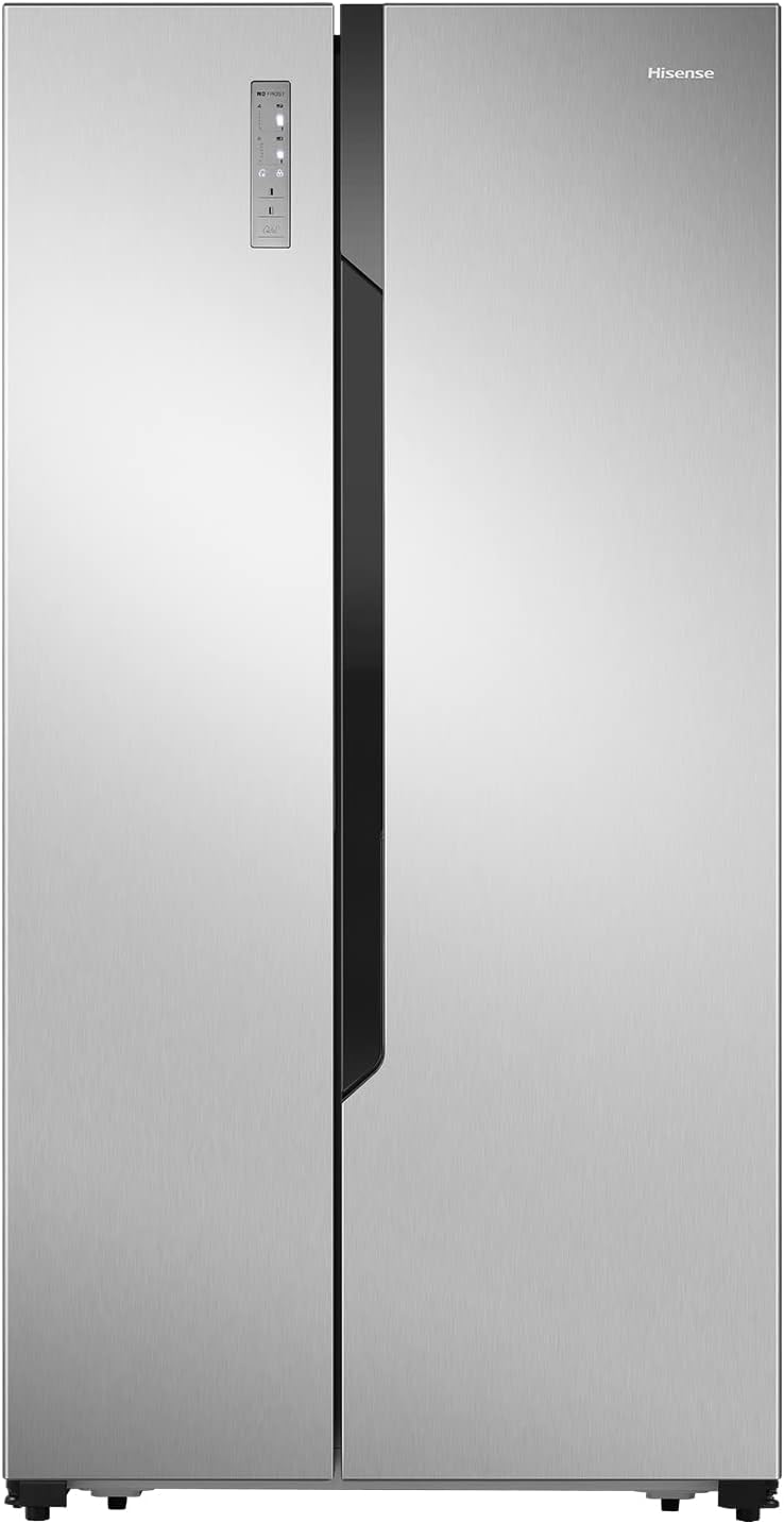 Hisense RS670N4BC2 521 L Freestanding American-Style Refrigerator - Stainless Steel