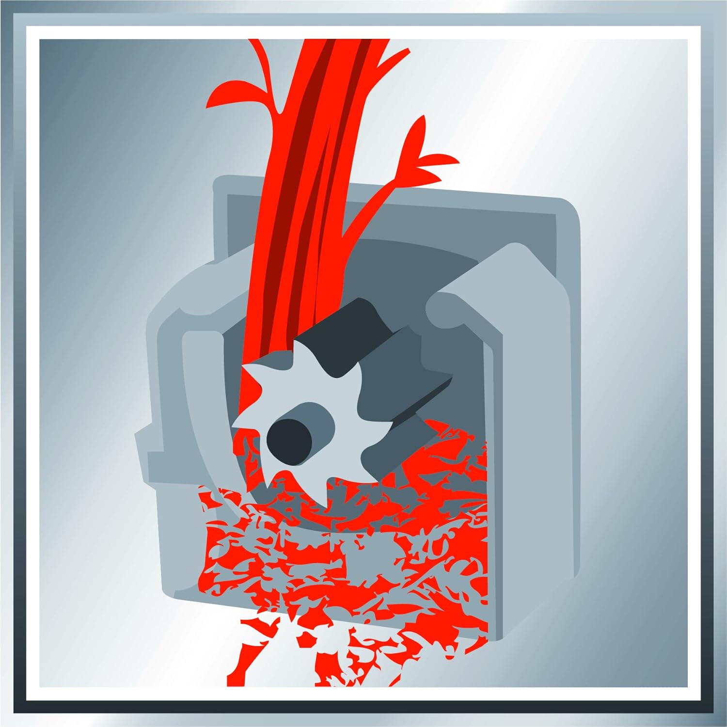 Einhell Silent plant shredder GC-RS 2540 (2000 W, Speed ​​40 rpm, 50L waste collection bag) Delivered with a bag