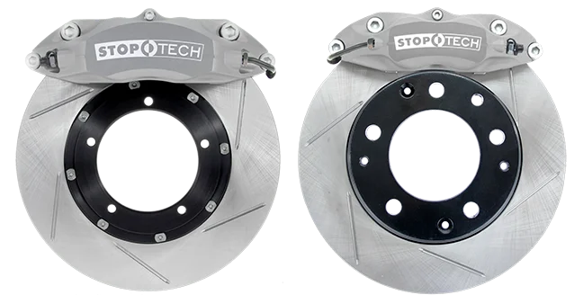 StopTech 65-83 Porsche 911 Level 1 Street Rear BBK with Anodized ST42 Calipers 290x24 Slotted Rotors