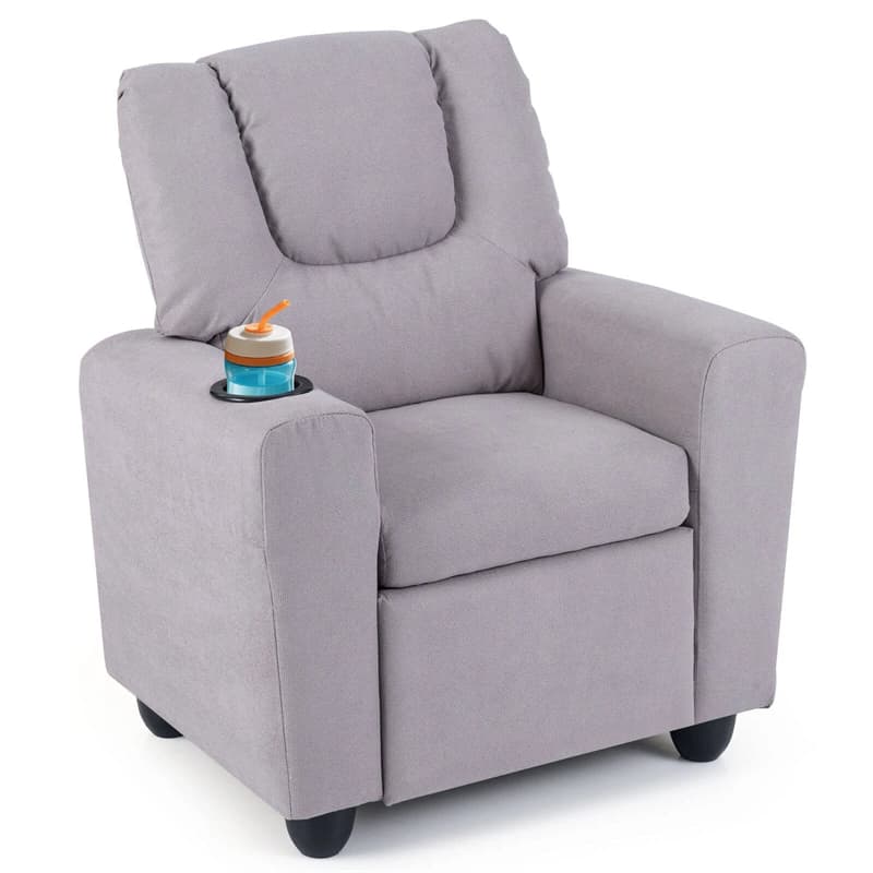 Kids Recliner Chair with Cup Holder & Side Pocket, Adjustable Toddler Lounge Sofa - Product image 77