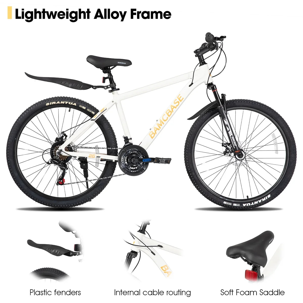 HILAND 26 in Mountain Bike, Mens and Womens Aluminum Frame MTB with 21 Speeds, Dis Brake - Product image 11