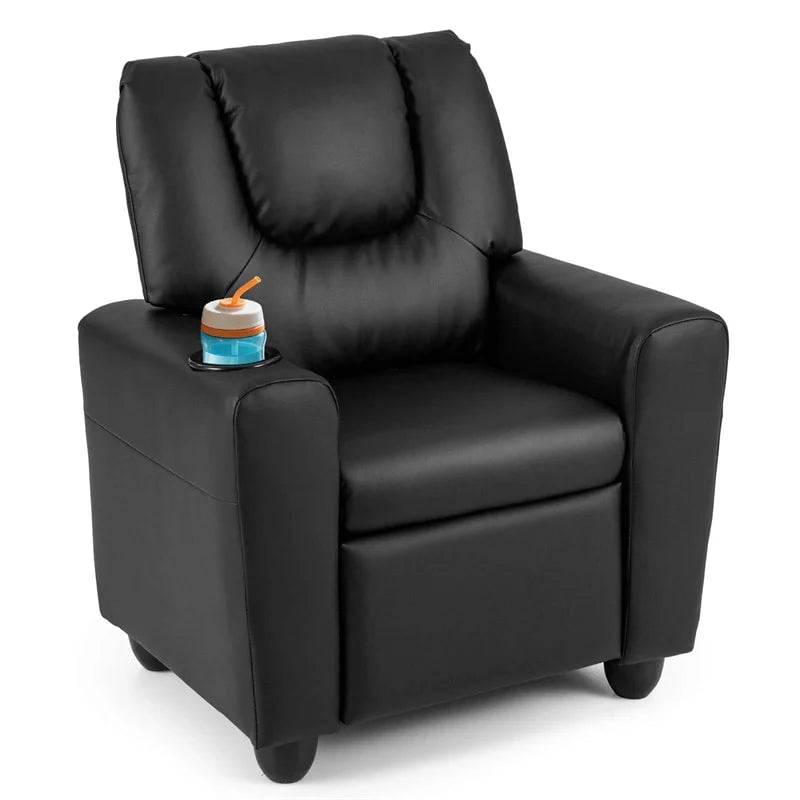 Kids Recliner Chair with Cup Holder & Side Pocket, Adjustable Toddler Lounge Sofa - Product image 11