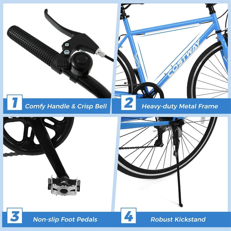 26" Mountain Bike 6-Speed Drivetrain Cycling Bicycle with Dual C-Brakes - Product image 28
