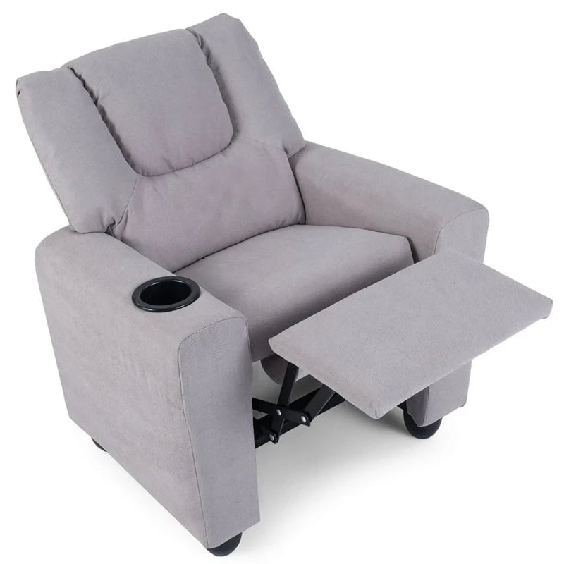 Kids Recliner Chair with Cup Holder & Side Pocket, Adjustable Toddler Lounge Sofa - Product image 78
