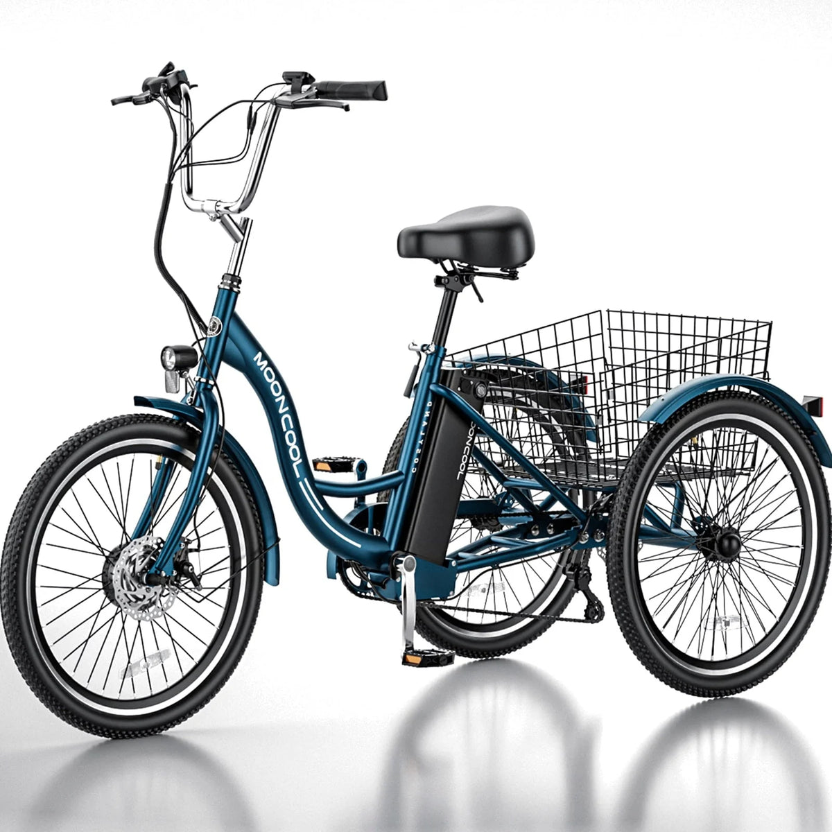 Lilypelle Electric Tricycle, 3 Wheel Motorized Bicycle, with 350W Motor 36V 10.4AH Lithium Battery UL - Product image 16