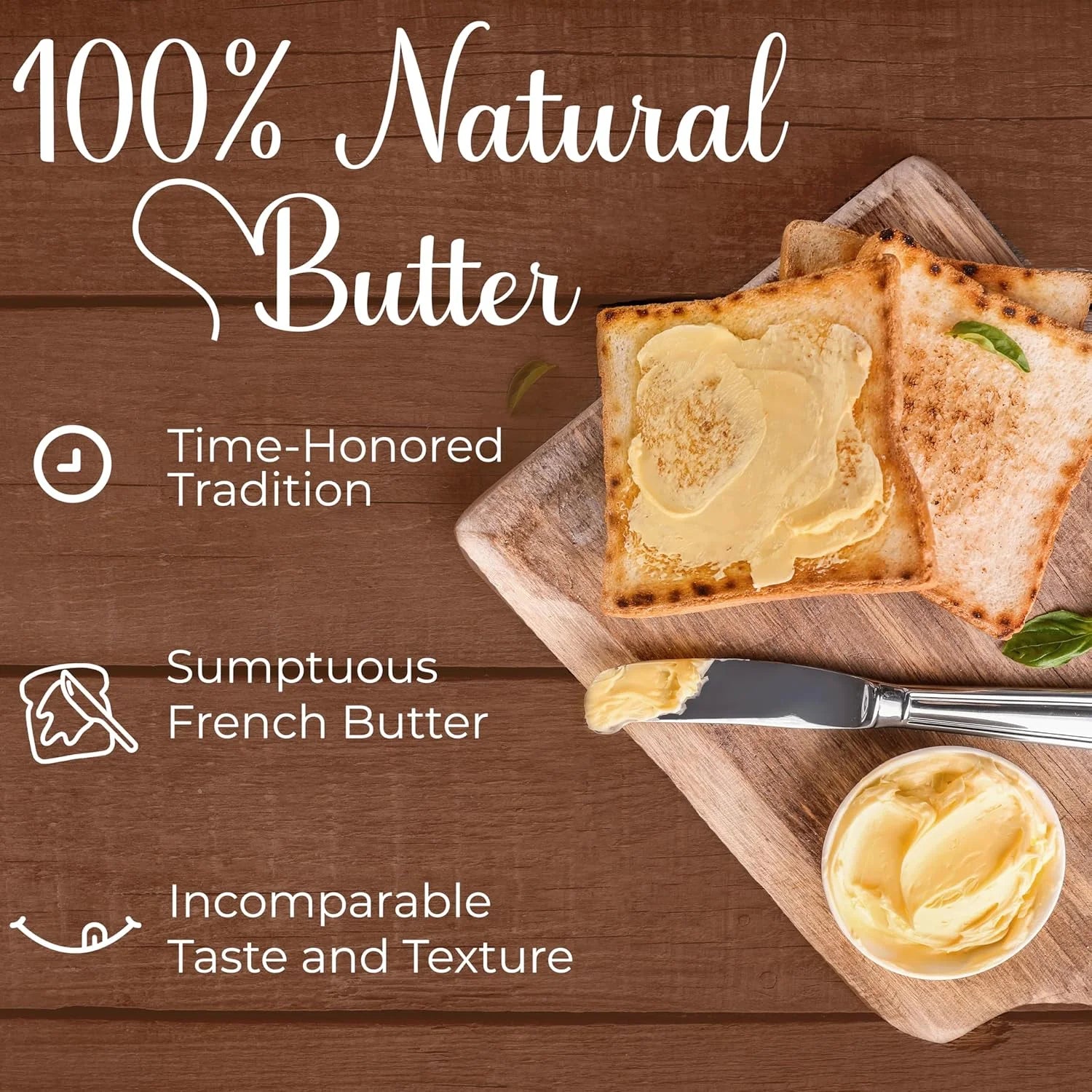 Beurdell Canned French Butter - 100% Natural Salted Pasteurized Real Butter - Product image 3