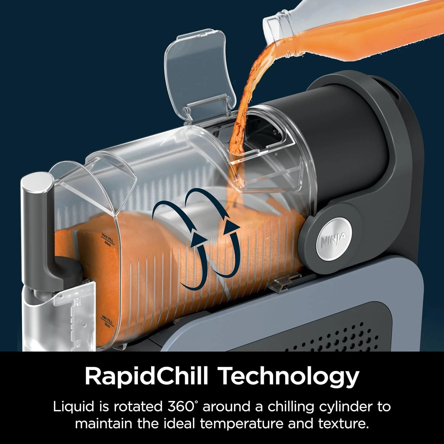 SLUSHi with RapidChill Technology, 88 oz. Frozen Drink & Slushie Machine, 5 Preset Programs, Margaritas - Product image 7