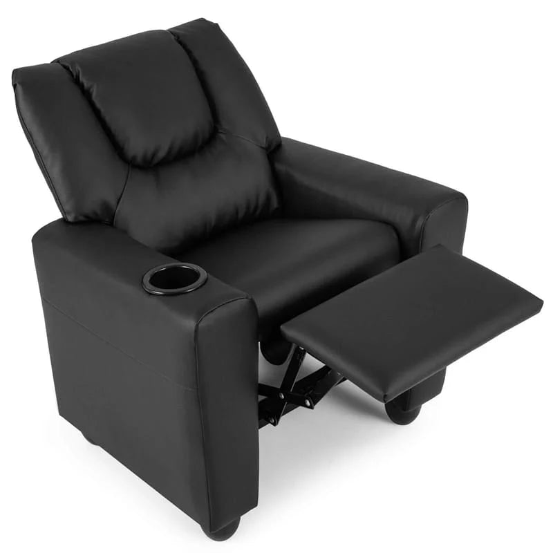 Kids Recliner Chair with Cup Holder & Side Pocket, Adjustable Toddler Lounge Sofa - Product image 12