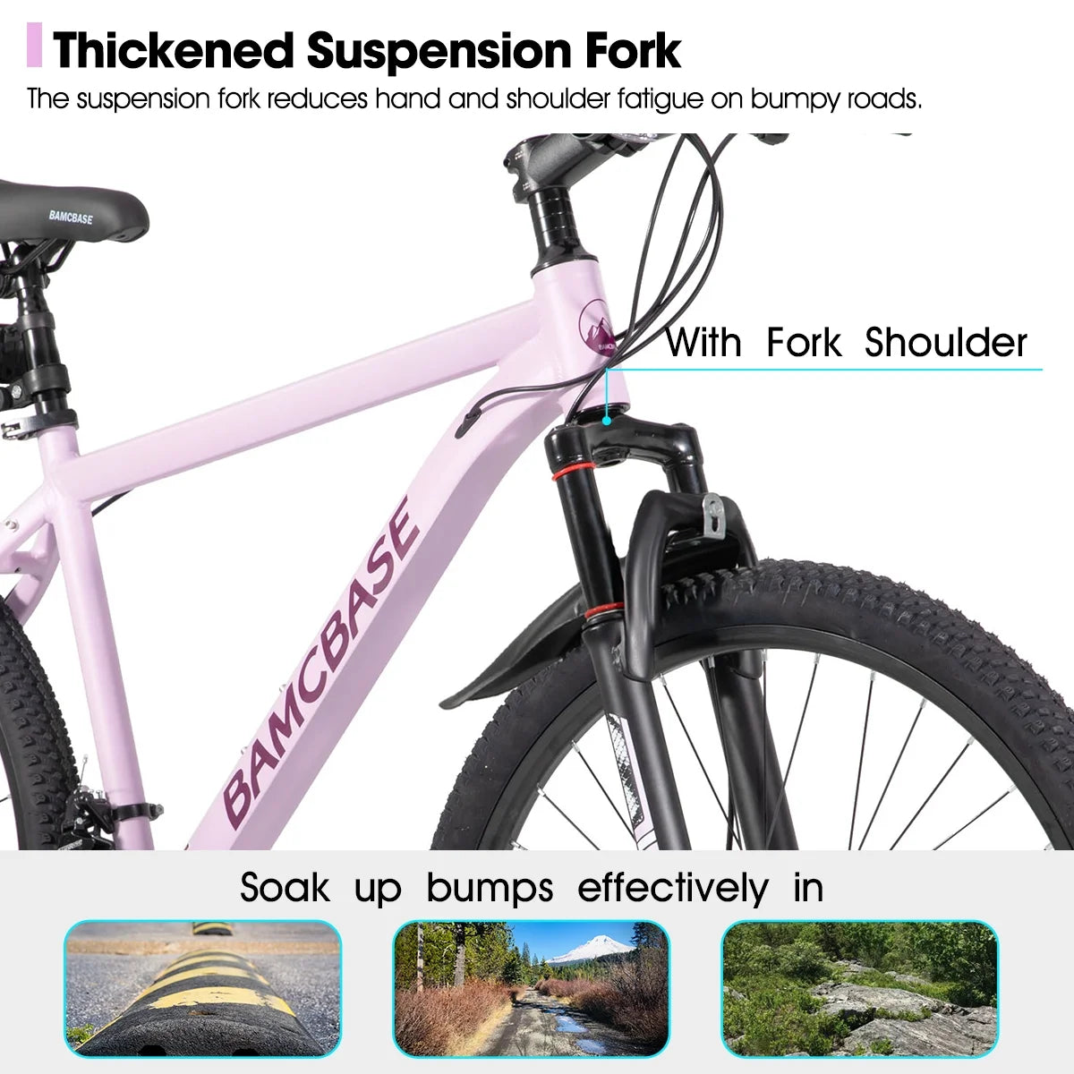 HILAND 26 in Mountain Bike, Mens and Womens Aluminum Frame MTB with 21 Speeds, Dis Brake - Product image 4