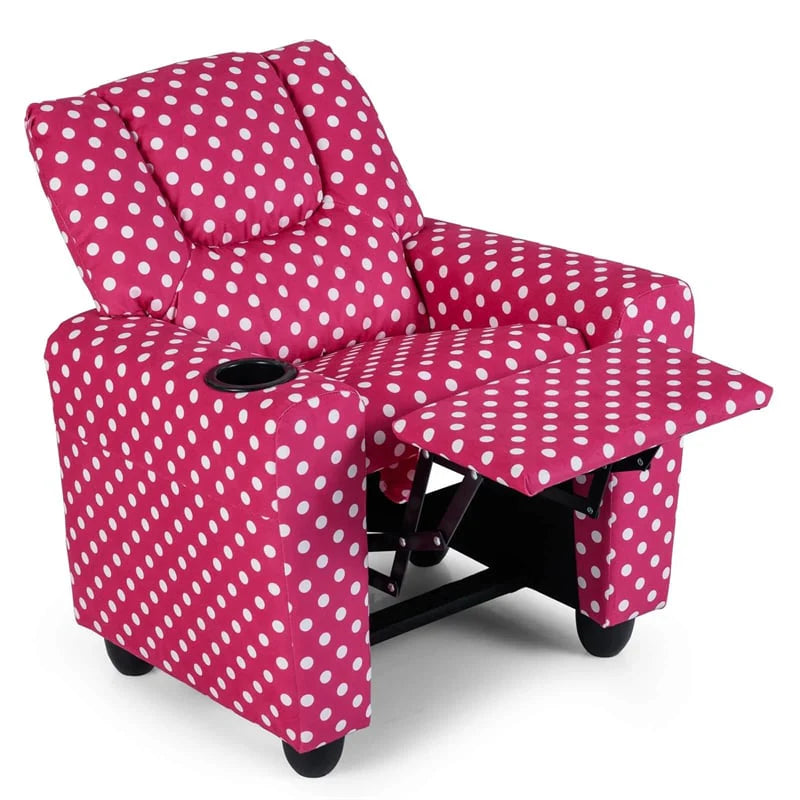 Kids Recliner Chair with Cup Holder & Side Pocket, Adjustable Toddler Lounge Sofa - Product image 73