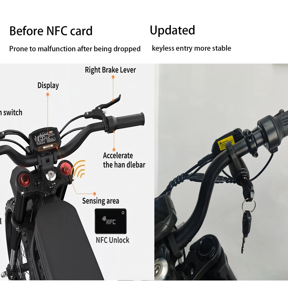 GT73 Electric Bike for Adults, 2000W UL 2849 Electric Dirtbike with 25" Motorcycle Tires - Product image 4