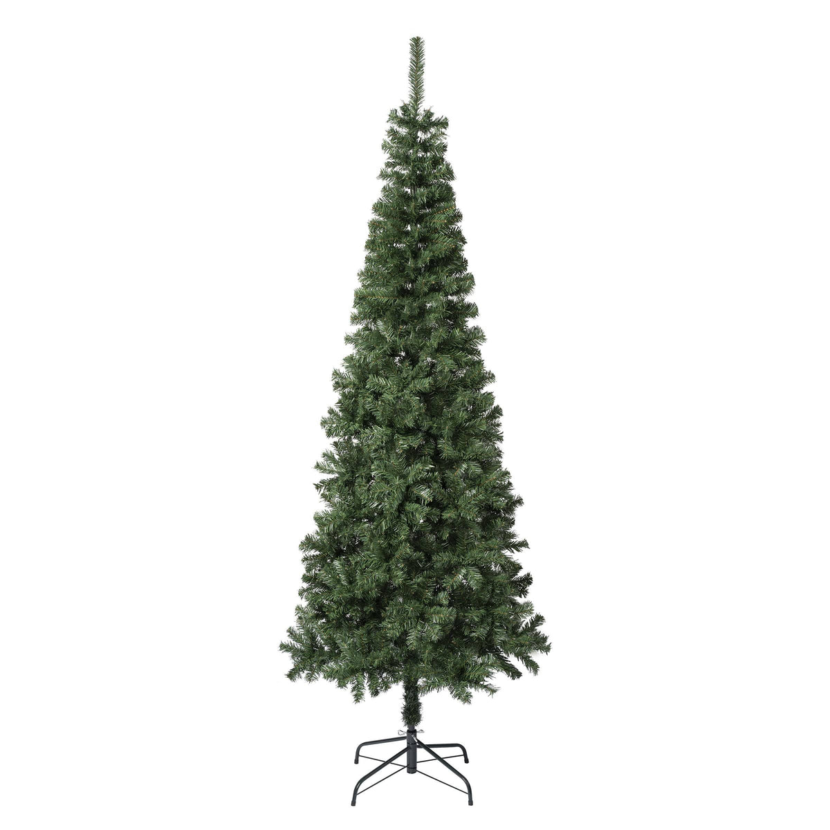 National Tree Company First Traditions 7.5' Unlit Slim Linden Spruce Artificial Christmas Tree - Product image 1