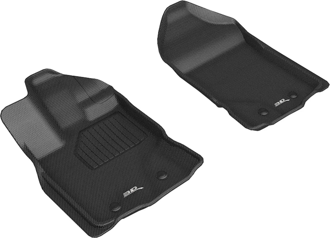 3D MAXpider L1FR12211509 - 2019-2020 Ford Ranger Kagu 1st Row Floormat - Black